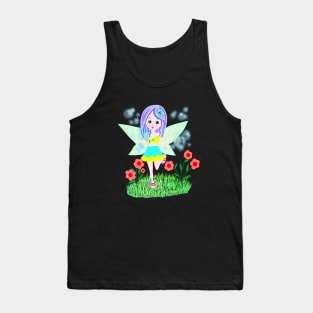 Cute Fairy making bubbles Tank Top